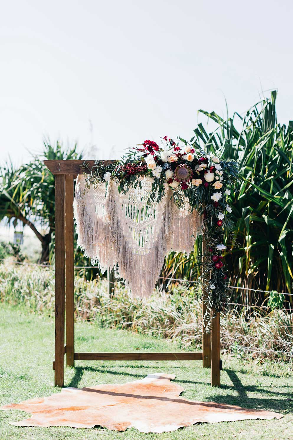 classic-timber-arbour-boho-ceremony-kingscliff